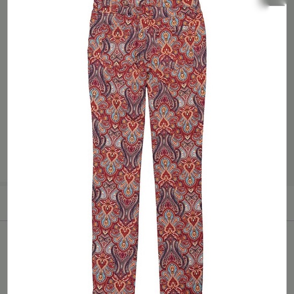 NWT Harvest Wine Damask Lexington Jeans - sz 10 - Picture 2 of 5